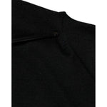 Dolce & Gabbana Black Cashmere V-neck Pullover Sweater TSH87801-54