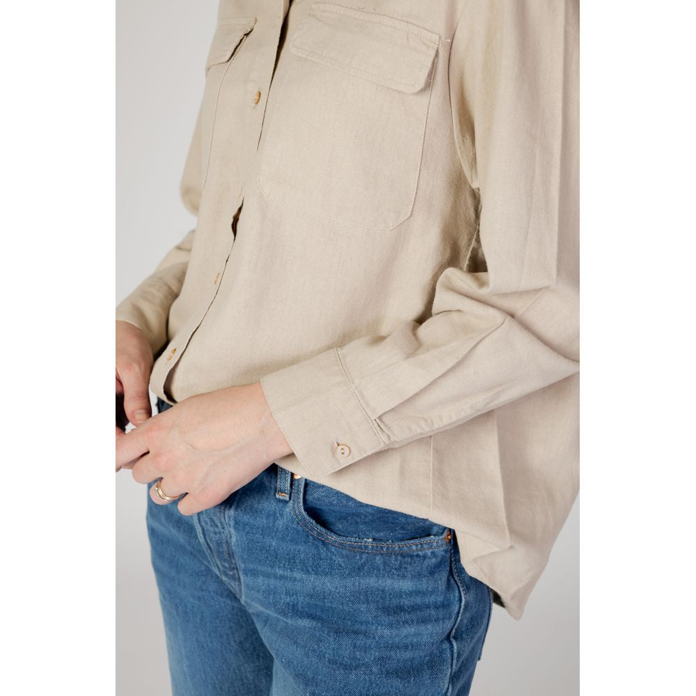 OnlyOnly Beige Linen Shirt1728,71956299936,Beige,IT42|M,IT44|L,New with tags,Only,Shirts - Women - Clothing,Women