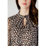 Vila Clothes Black Recycled Polyester Blouse VI-13356200009-IT36|XXS