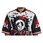 Dolce & Gabbana White King Panda Polyester T-shirt Top TSH5183-44