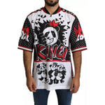 Dolce & Gabbana White King Panda Polyester T-shirt Top TSH5183-44