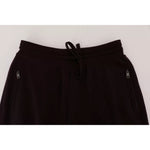 Dolce & Gabbana Purple Cashmere Gym Training Sport Pants
