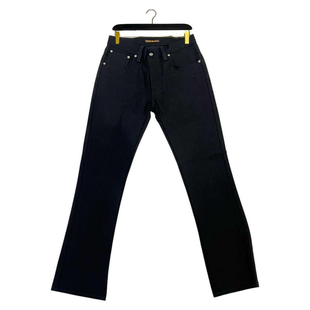 Nudie Jeans Black Cotton Men Jeans NU-24763-W31