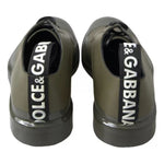 Dolce & Gabbana Green Leather Rubber Sole Dress Shoes MV5063-41