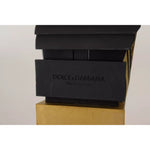 Dolce & Gabbana Gold Glitter Leopard Sorrento Sneakers Shoes