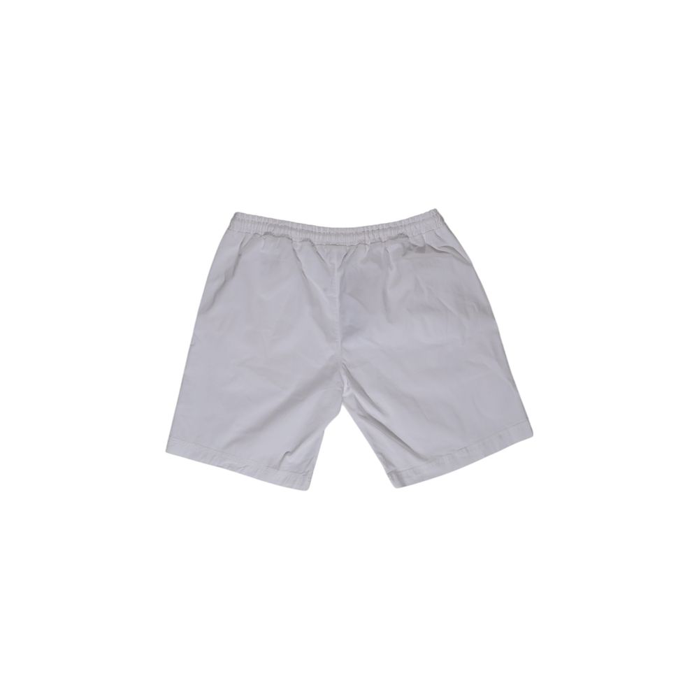 Refrigiwear White Cotton Bermuda