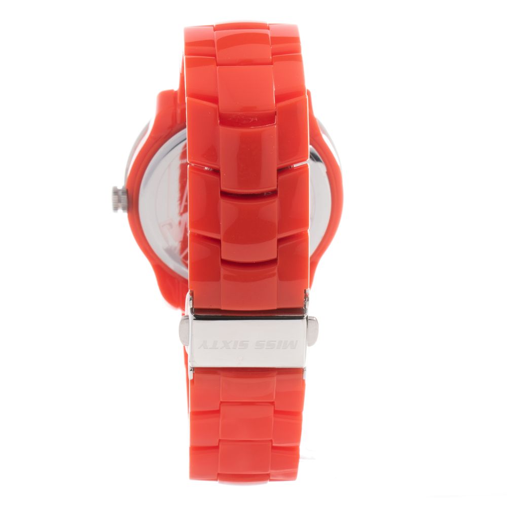 Miss Sixty Red Polyethylene Dress Watch
