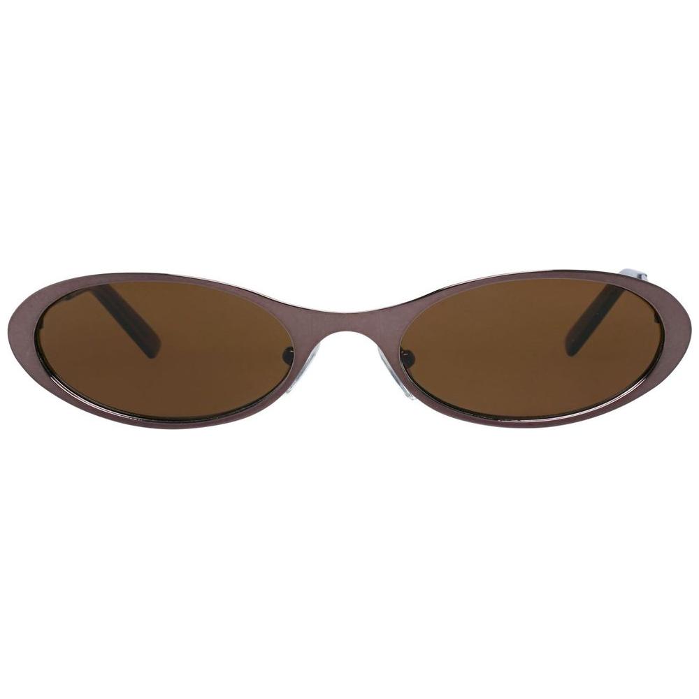 More & More Brown Metal Sunglasses
