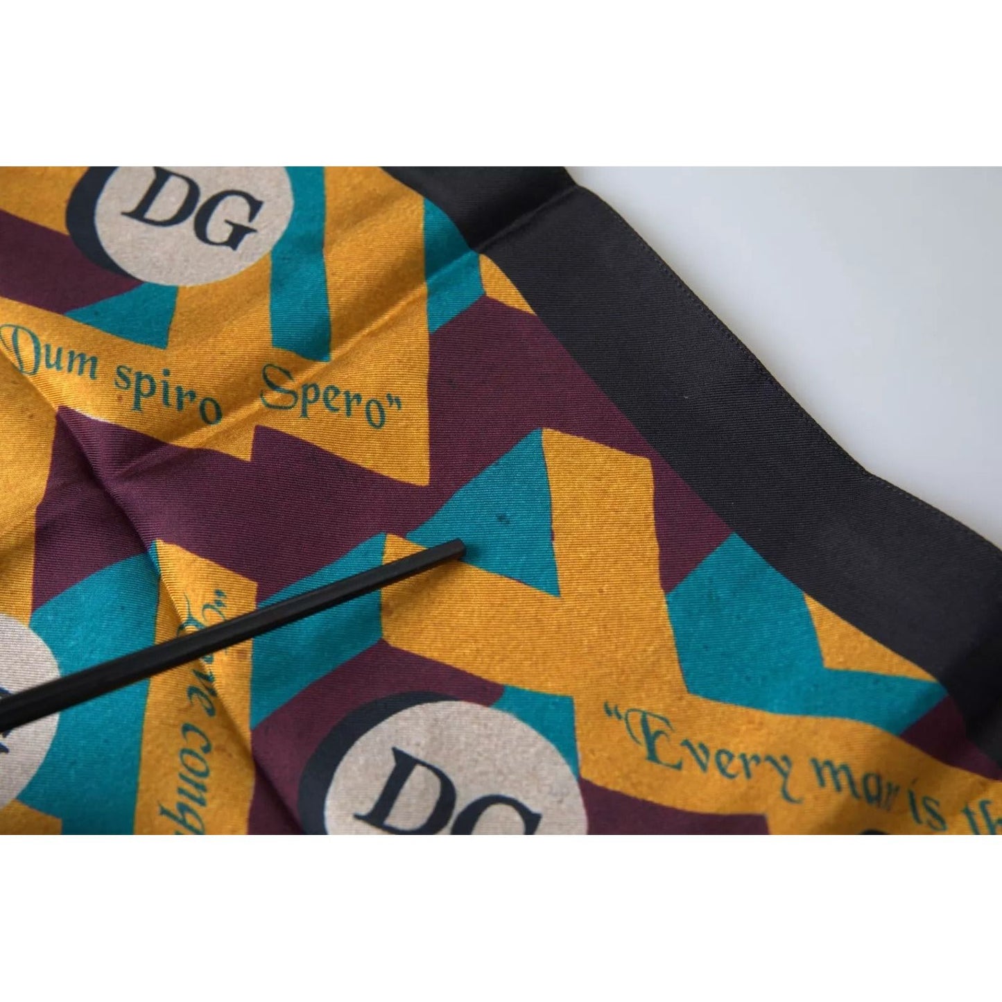 Dolce & Gabbana Multicolor Printed Square Handkerchief Scarf MS7005