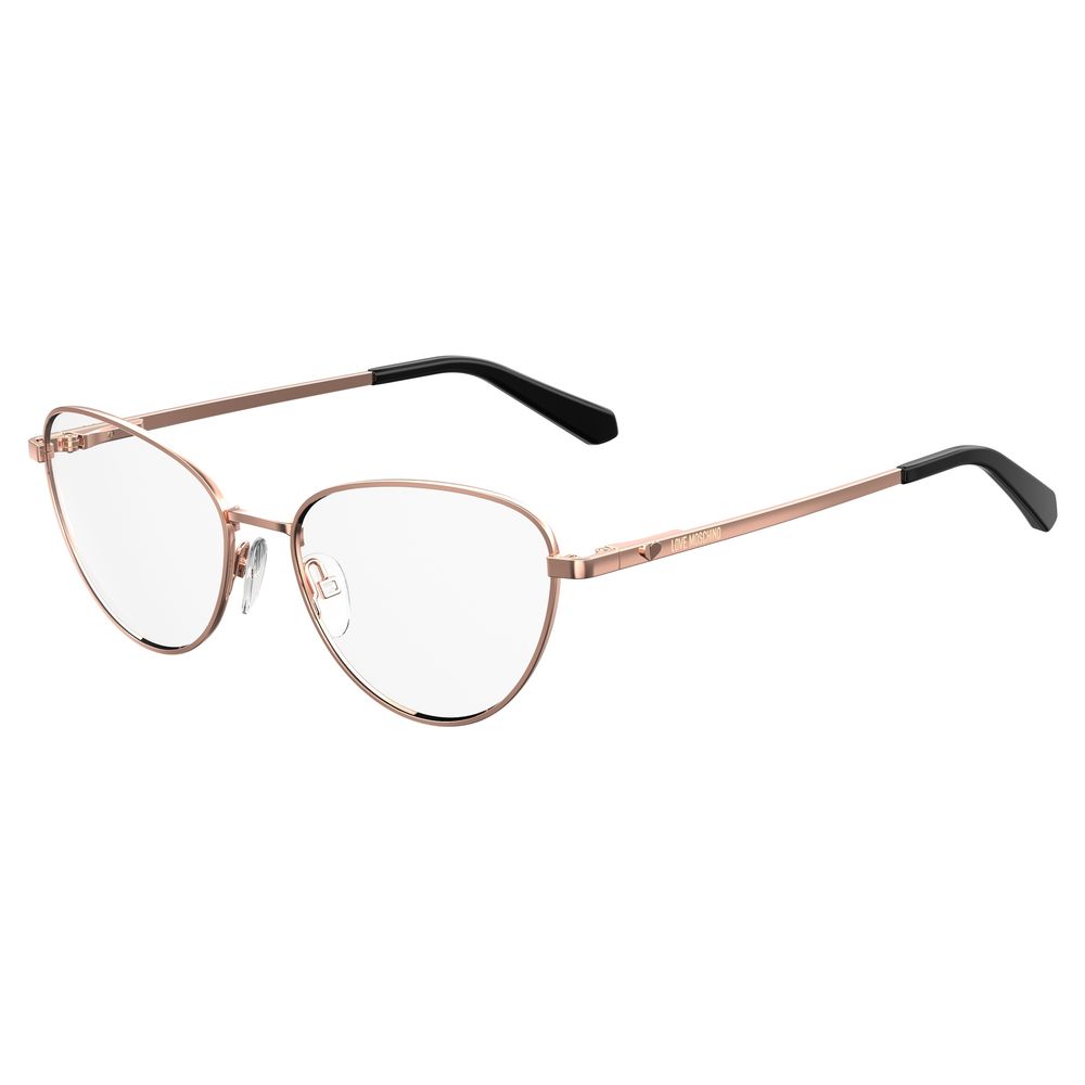 Love Moschino Gold Metal Glasses (Frames)