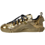 Dolce & Gabbana Metallic Gold NS1 Low Top Sneakers Shoes Sneakers