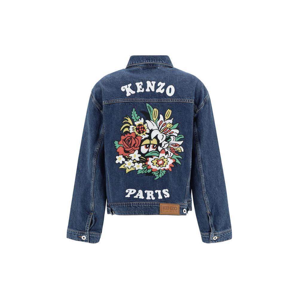 Kenzo Maxi print Denim Jacket KE-FF52DV2486B3DS-S