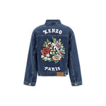 Kenzo Maxi print Denim Jacket KE-FF52DV2486B3DS-S
