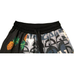 Dolce & Gabbana Multicolor Patchwork Linen Bermuda Shorts PAN75662-48