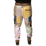 Dolce & Gabbana Multicolor Patchwork Jogger Sweatpants Pants PAN75684-52