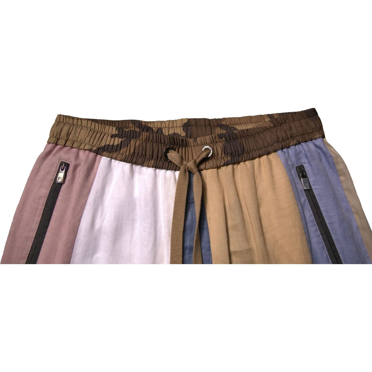 Dolce & Gabbana Multicolor Patchwork Jogger Sweatpants Pants PAN75684-52