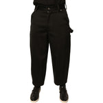 Dolce & Gabbana Black Cotton Mid Waist Cropped Pants PAN75712-44