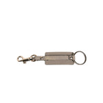 Dolce & Gabbana Beige DG Logo Leather Gold Metal Men Keychain Keyring SMY10613