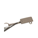 Dolce & Gabbana Beige DG Logo Leather Gold Metal Men Keychain Keyring SMY10613