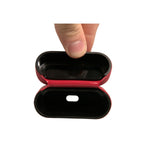 Dolce & Gabbana Red PVC Embossed Logo Plaque Holder Airpods Case SMY10618