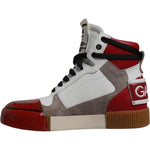 Dolce & Gabbana Multicolor Leather High Top Sneakers Shoes MV6743-40