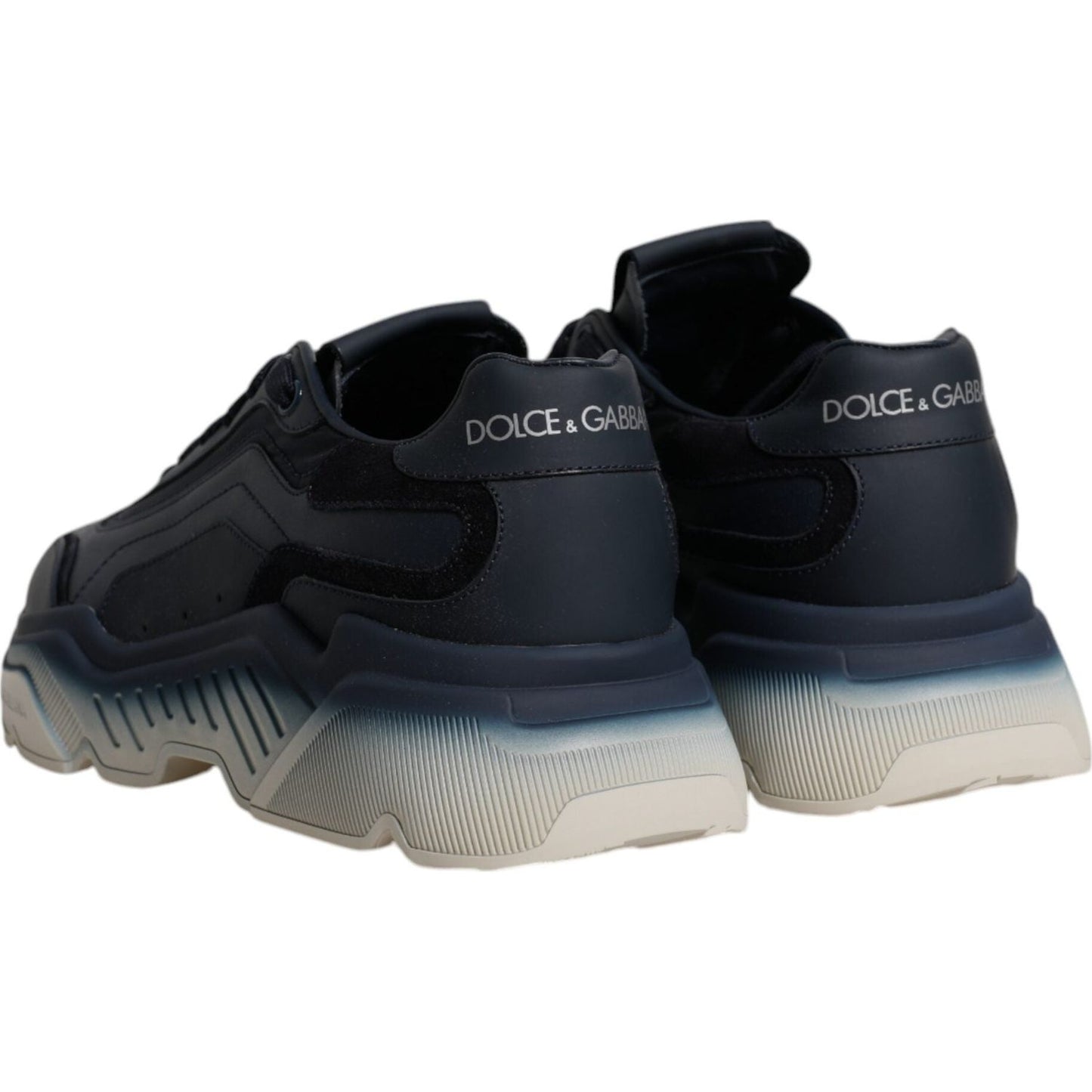 Dolce & Gabbana Navy Blue Daymaster Low Top Men Sneakers Shoes MV6807-39.5
