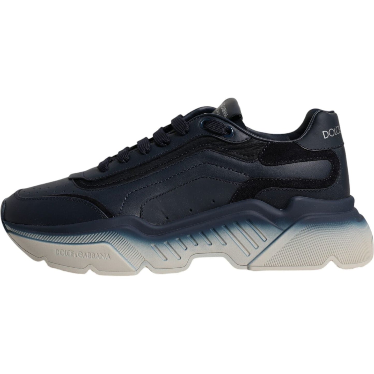 Dolce & Gabbana Navy Blue Daymaster Low Top Men Sneakers Shoes MV6807-39.5