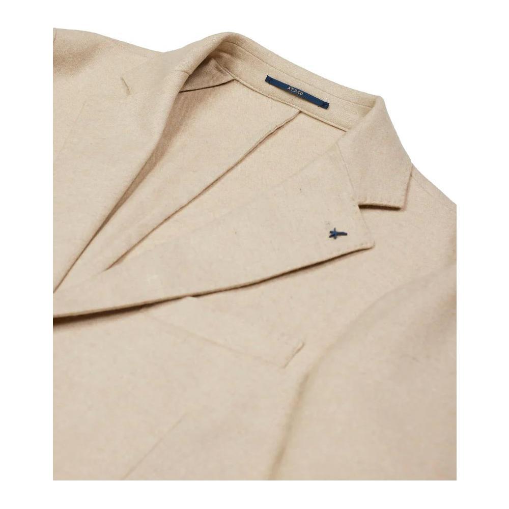AT.P.CO Beige Linen Blazer