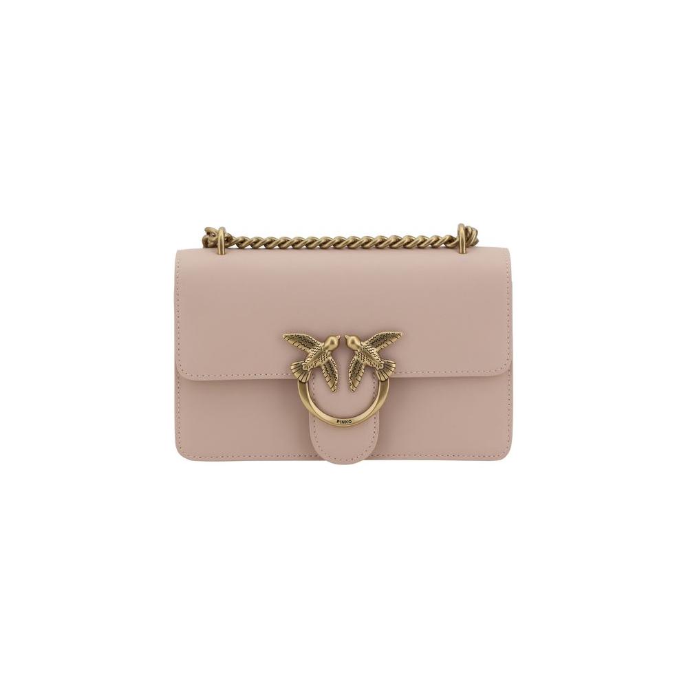 PINKO Love One Mini Shoulder Bag PINKO Rosy Brown
