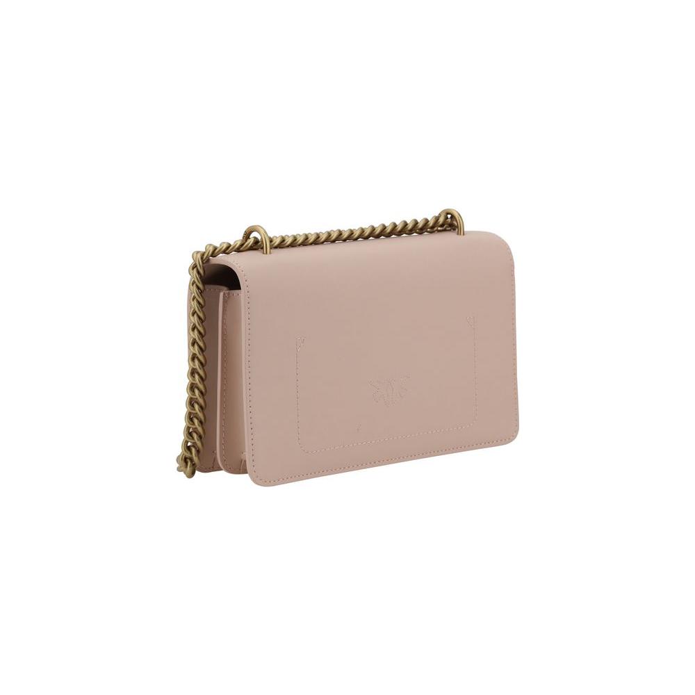 PINKO Love One Mini Shoulder Bag PINKO Rosy Brown