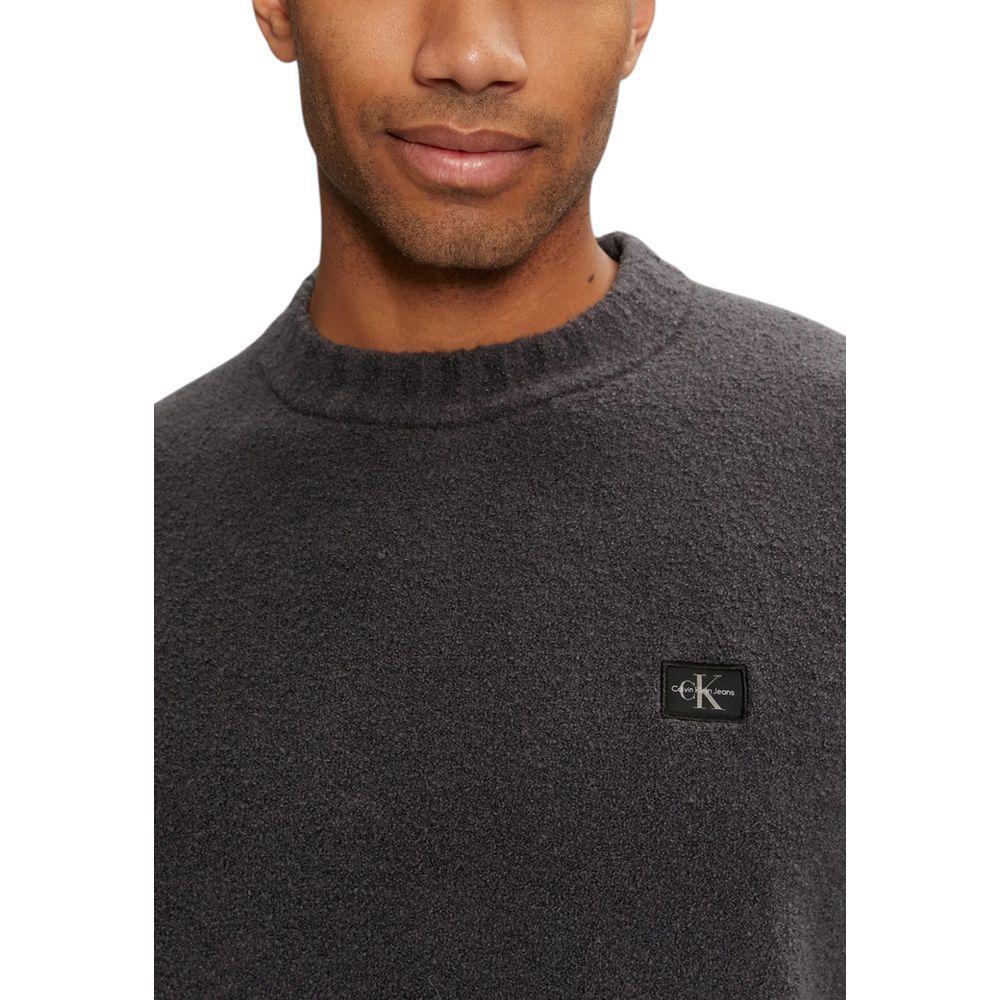 Calvin Klein Jeans Gray Cotton Sweater CA-16500000153-IT54 | XXL
