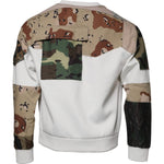 Dolce & Gabbana Multicolor Patchwork Cotton Crew Neck Sweater TSH878558-44