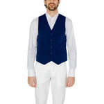 Only & Sons Blue Polyester Waistcoat ON-13385600126-IT48 | M