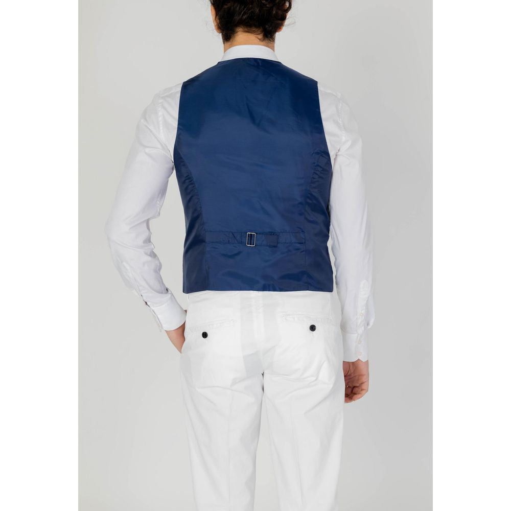 Only & Sons Blue Polyester Waistcoat ON-13385600126-IT48 | M