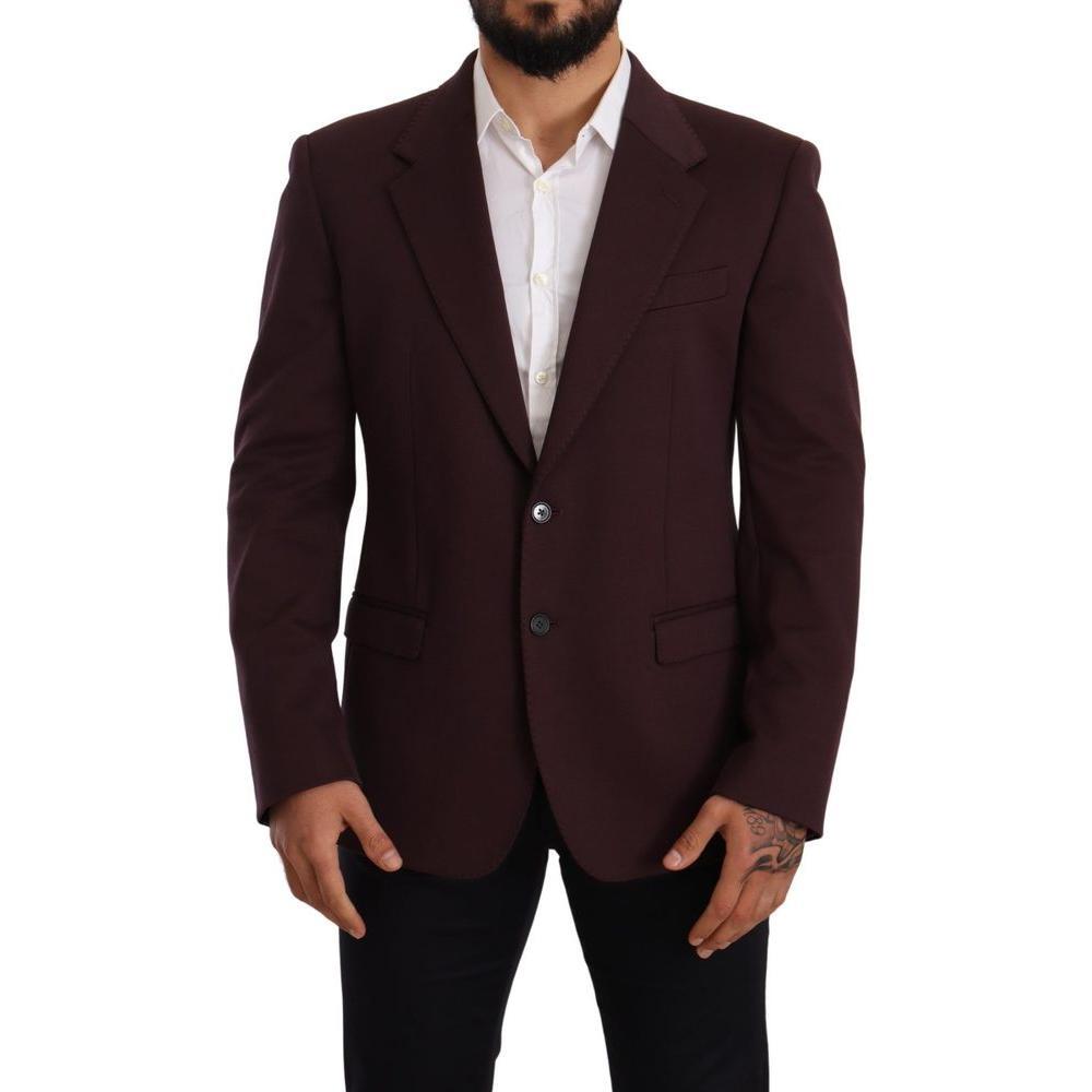 Dolce & Gabbana Purple Cotton Blazer