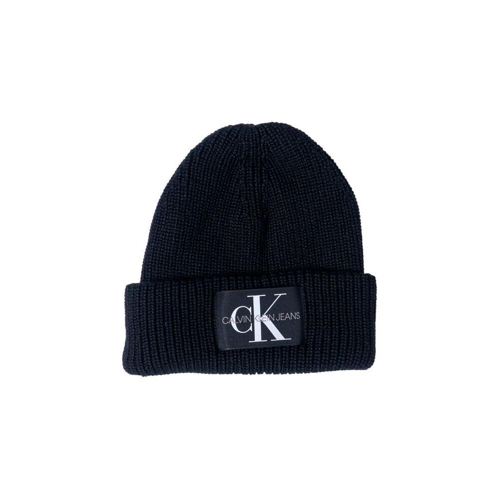 Calvin Klein Black Marabou Hat