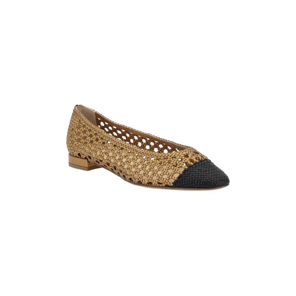 Francesco Russo Woven Ballerinas