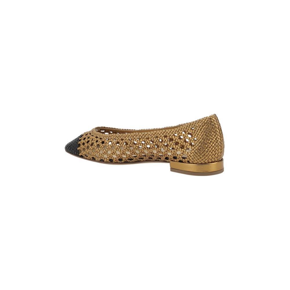 Francesco Russo Woven Ballerinas