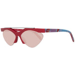 Emilio Pucci Red Metal Sunglasses 1728,67434610848,Emilio Pucci,New with tags,Red,Sunglasses,Sunglasses for Women - Sunglasses,Women Emilio Pucci EPEP01375966SAC