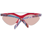 Emilio Pucci Red Metal Sunglasses 1728,67434610848,Emilio Pucci,New with tags,Red,Sunglasses,Sunglasses for Women - Sunglasses,Women Emilio Pucci EPEP01375966SAC