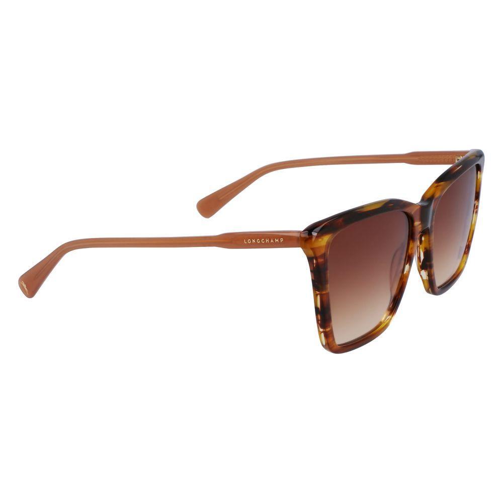 Longchamp Brown Acetate Sunglasses LOLO719S238AC