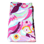 Dolce & Gabbana Multicolor Floral Print Cotton Beach Towel MS7448