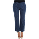 Dolce & Gabbana Polka Dotted Capri Stretch Jeans Dolce & Gabbana Dark Slate Gray