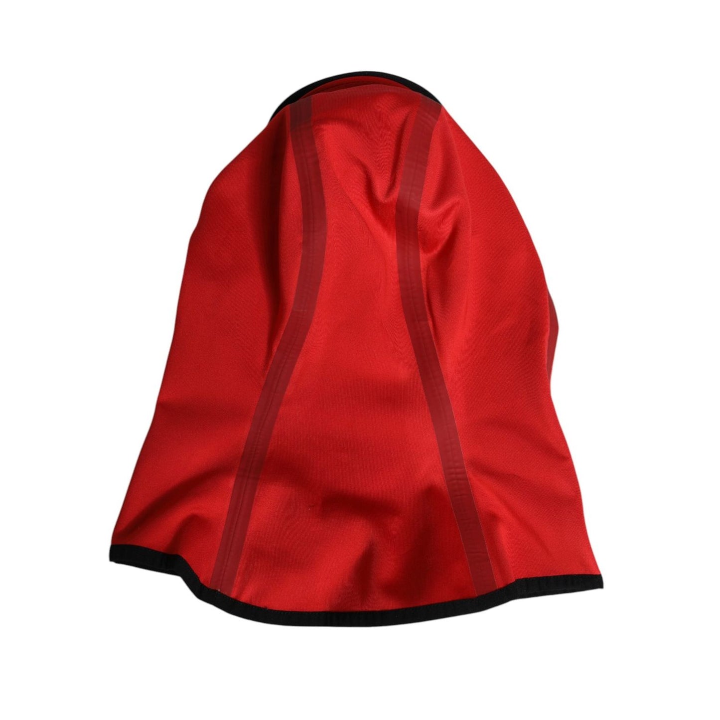 Dolce & Gabbana Red Logo Polyester Wide Brim Balaclava Hat HAT9742