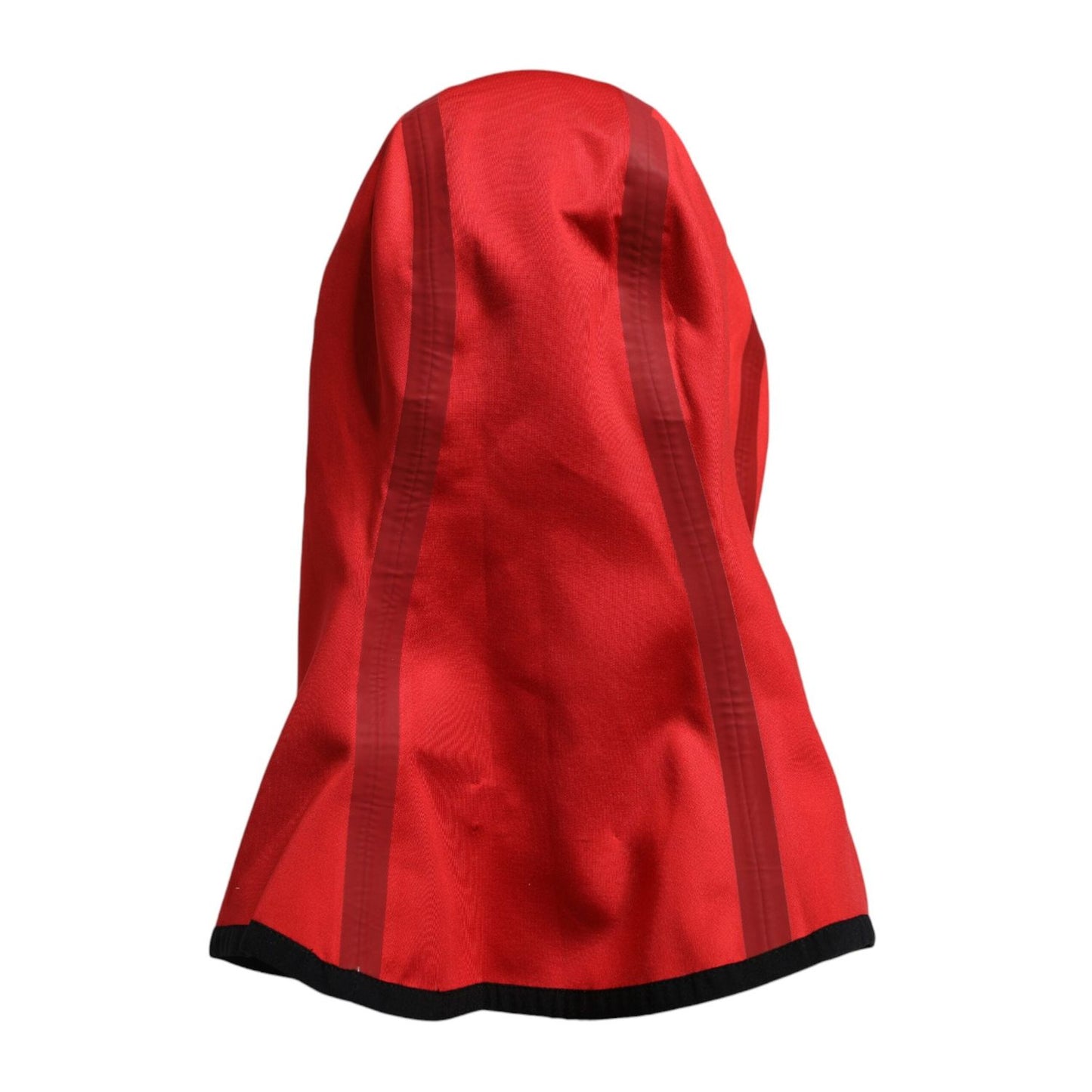Dolce & Gabbana Red Logo Polyester Wide Brim Balaclava Hat HAT9742