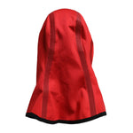Dolce & Gabbana Red Logo Polyester Wide Brim Balaclava Hat HAT9742