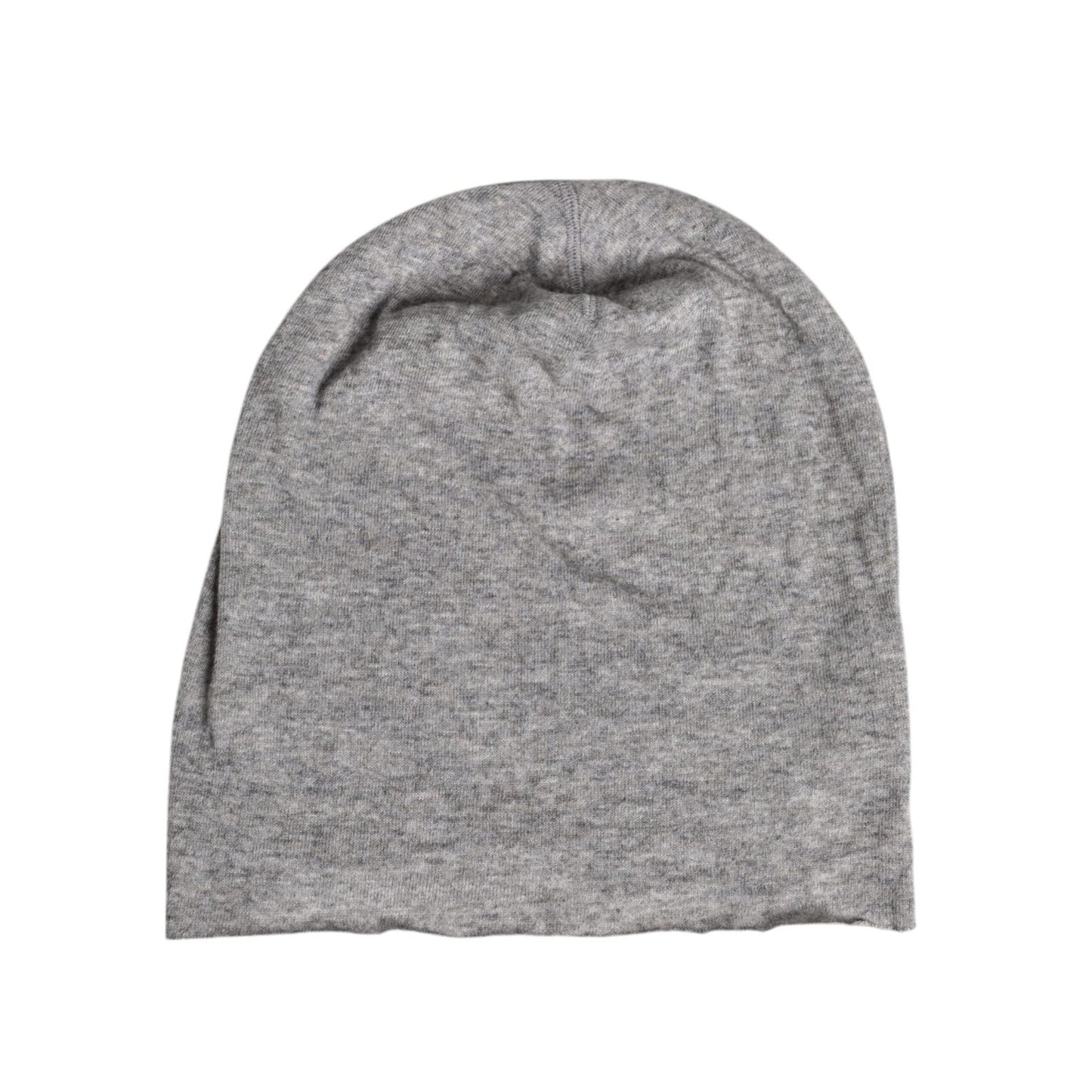 Dolce & Gabbana Gray Viscose Blend Knitted Beanie Cap HAT9782