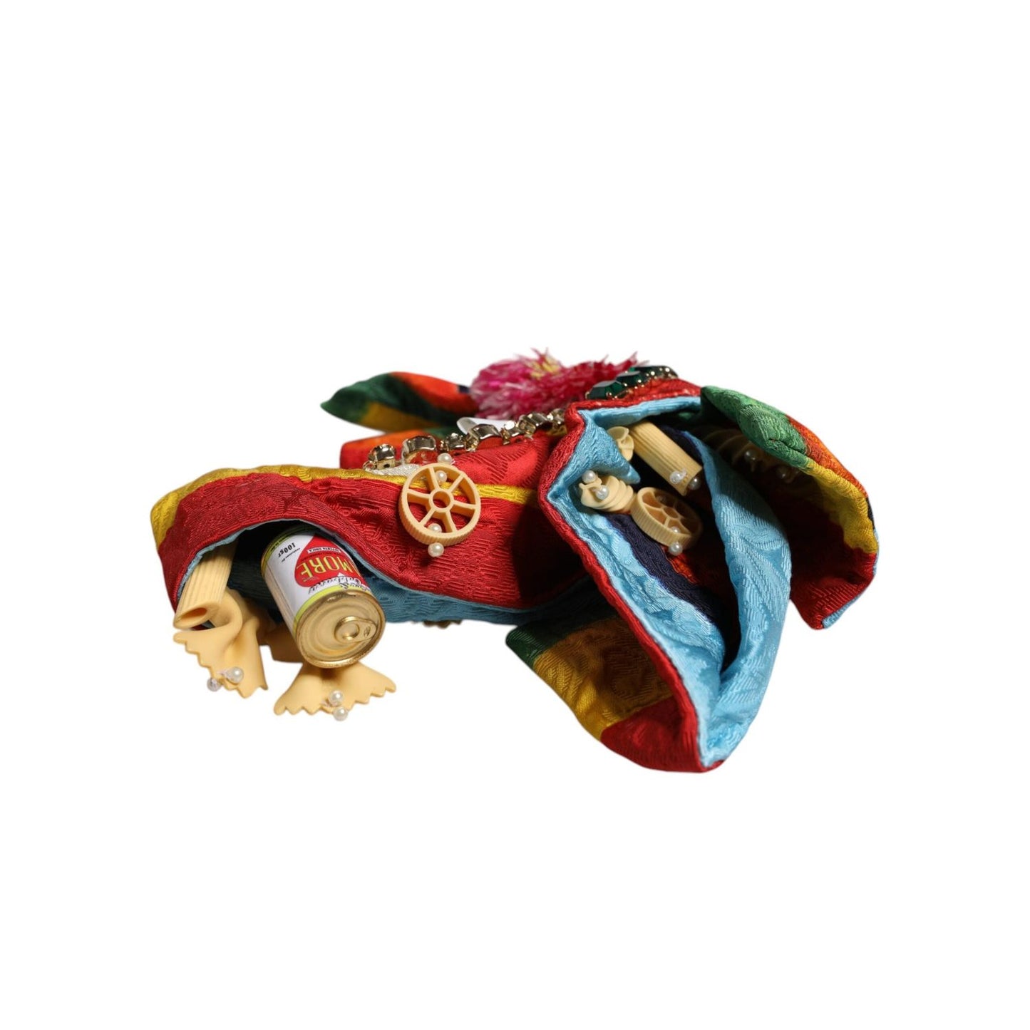 Dolce & Gabbana Multicolor Floral Crystal Embellished Diadem Headband SMY10565