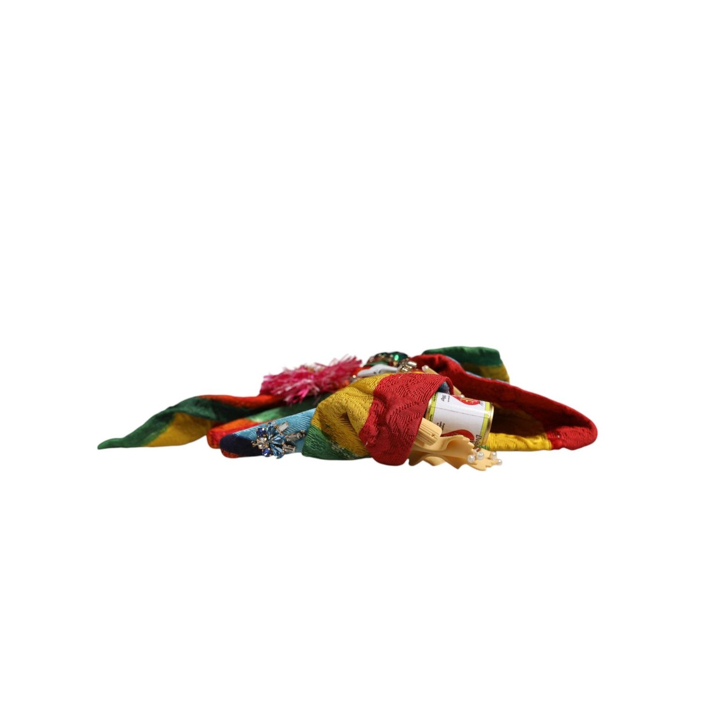 Dolce & Gabbana Multicolor Floral Crystal Embellished Diadem Headband SMY10565
