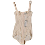 Dolce & Gabbana Beige Tulle Balconette Bra Bodysuit Underwear BIK1955-2